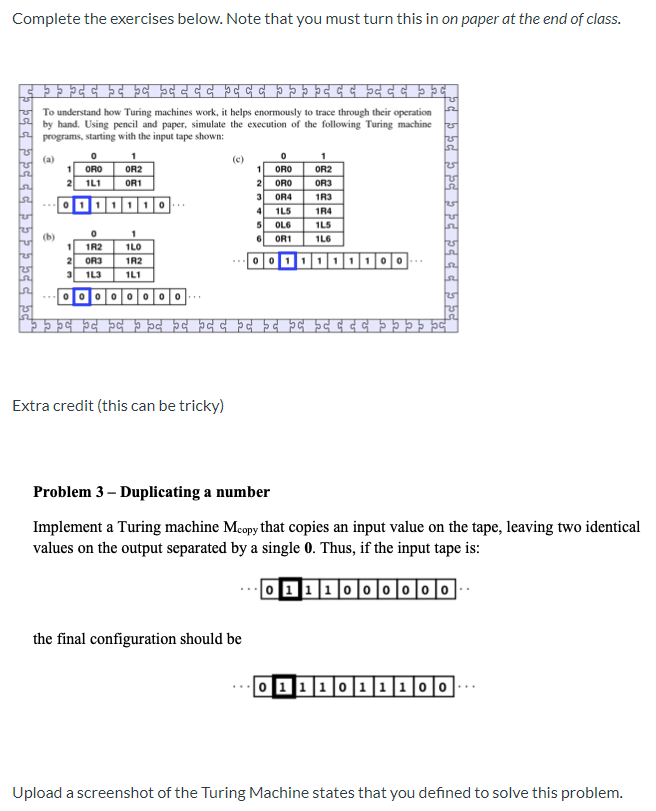 Complete The Exercises Below Note That You Must T Chegg Com