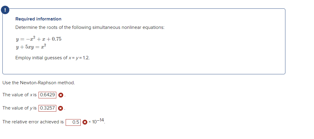 Solved I tried to solve this using the equation but the | Chegg.com