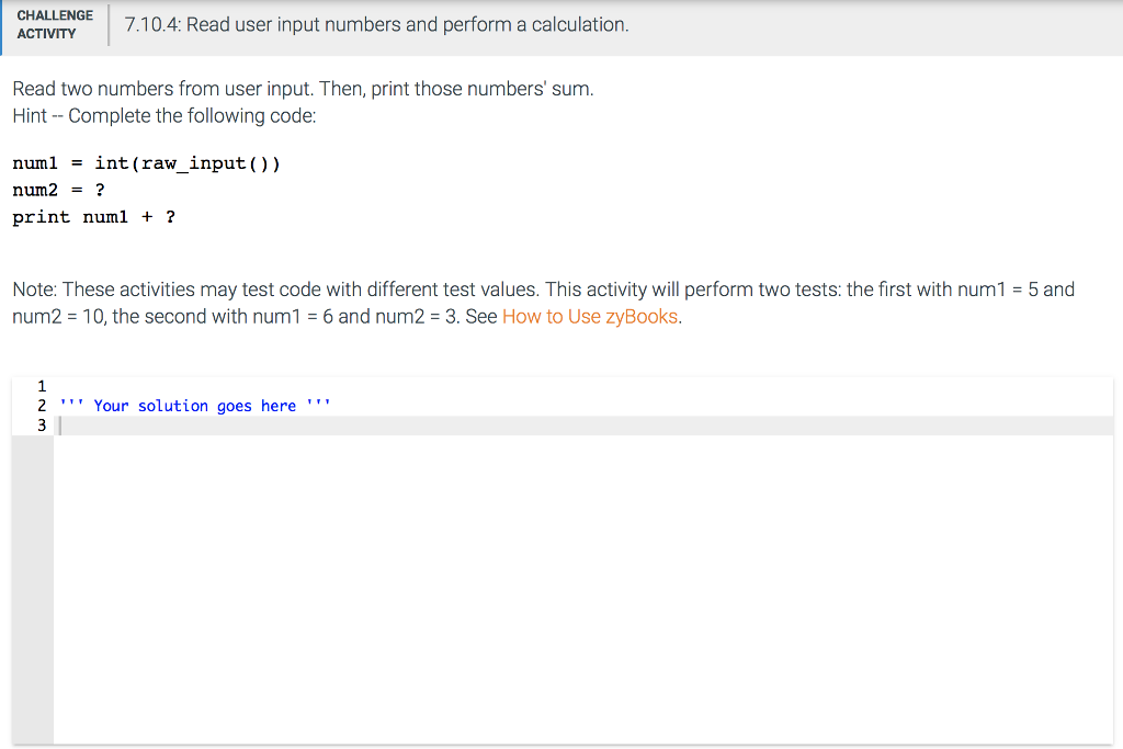 Solved CHALLENGE ACTIVITY 7.10.3: Generate output for given | Chegg.com