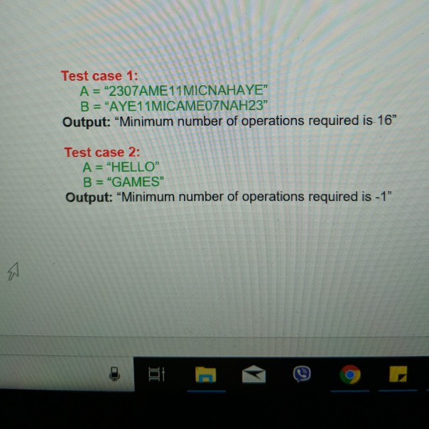 Solved Problem 2 Given Two Strings A And B, The Task Is To | Chegg.com