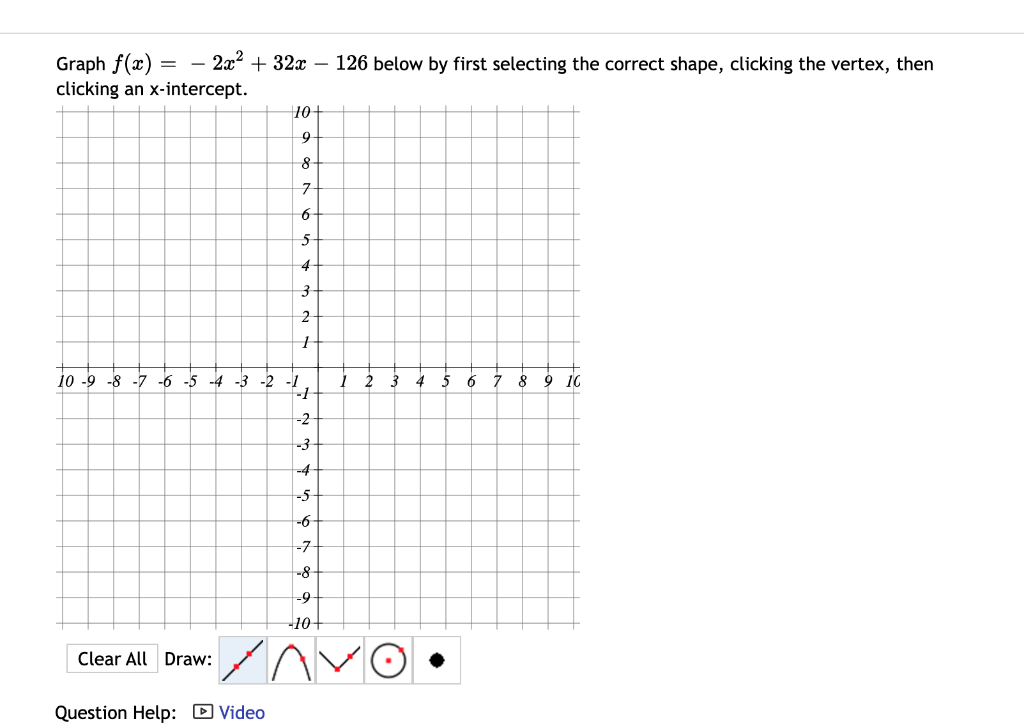 solved-graph-f-x-2x2-32x-126-below-by-first-chegg