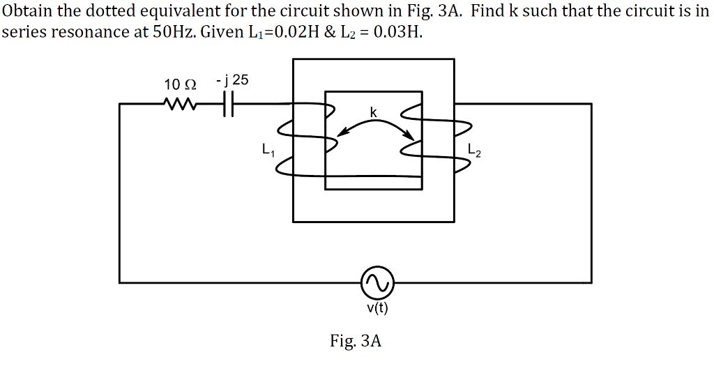 Solved Obtain the dotted equivalent for the circuit shown in | Chegg.com
