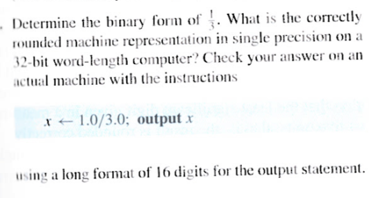 Solved - Determine the binary form of . What is the | Chegg.com