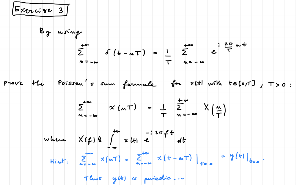 Solved Exercize 3 By Using Z 016 Ut M Prove The Poisso Chegg Com