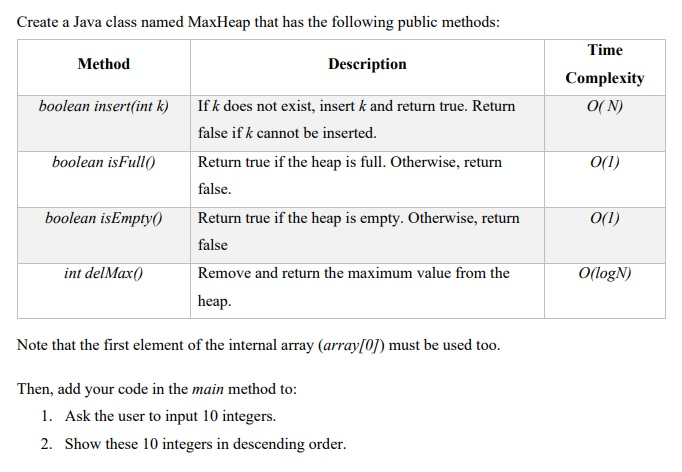 Java class. Class method и class class java. Имя класса java. Simple java class. MAXHEAP time complexity.