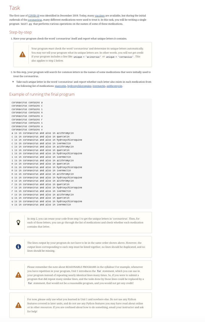 Solved in python , use the letters in the alphabet instead | Chegg.com