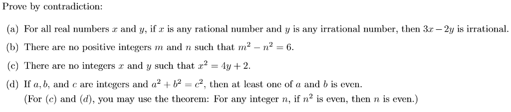 Solved Prove By Contradiction And Y If X Is Any Rational 8878