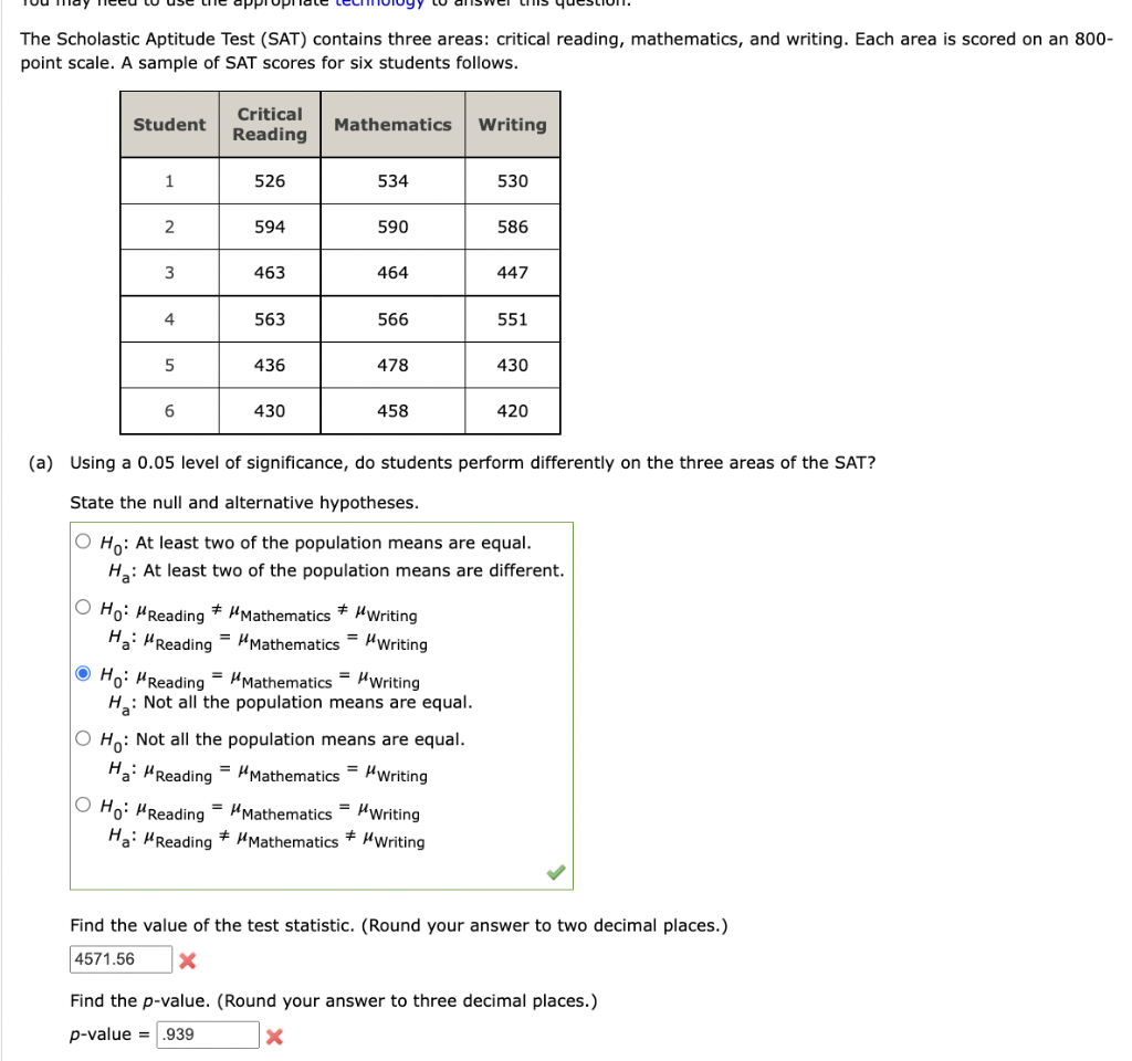 The Scholastic Aptitude Test Assessment and Test - 4772 Words