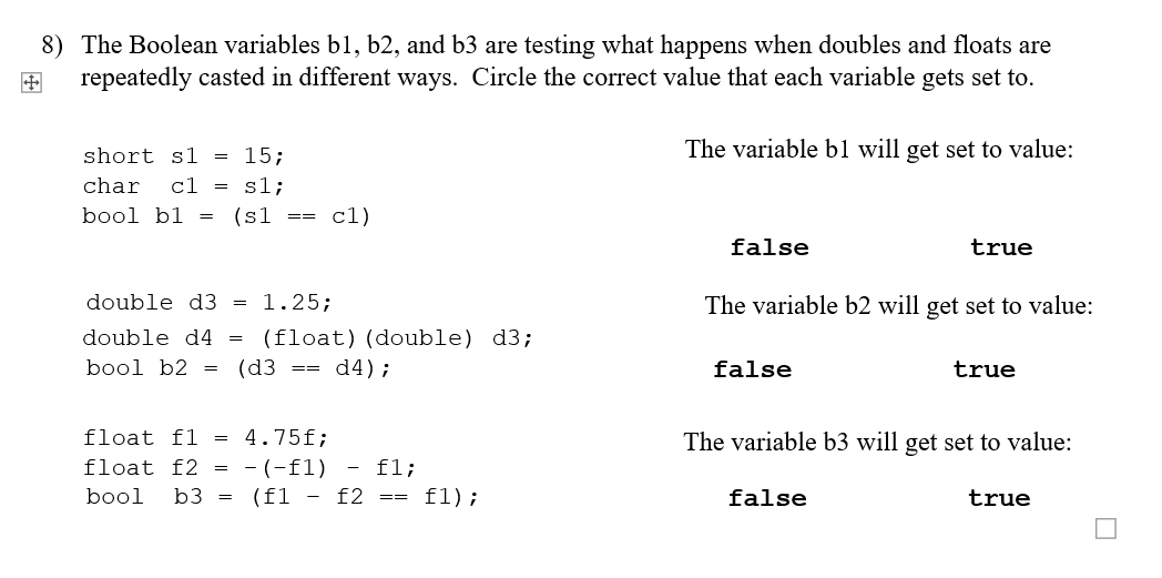 Solved 8) The Boolean Variables B1, B2, And B3 Are Testing | Chegg.com