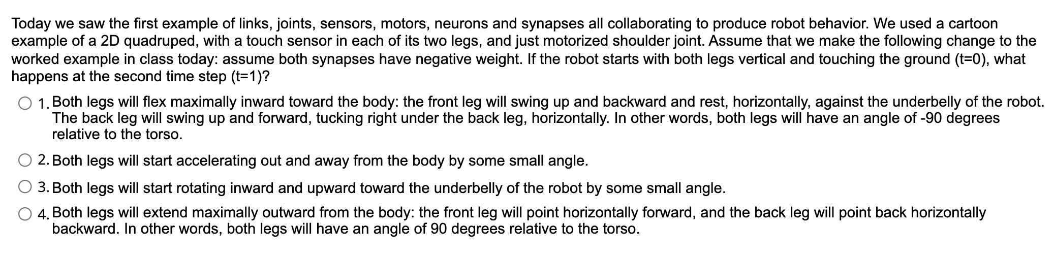 Solved Today We Saw The First Example Of Links, Joints, 