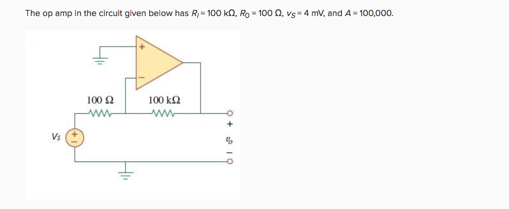 Solved The given circuit is a differential amplifier driven | Chegg.com