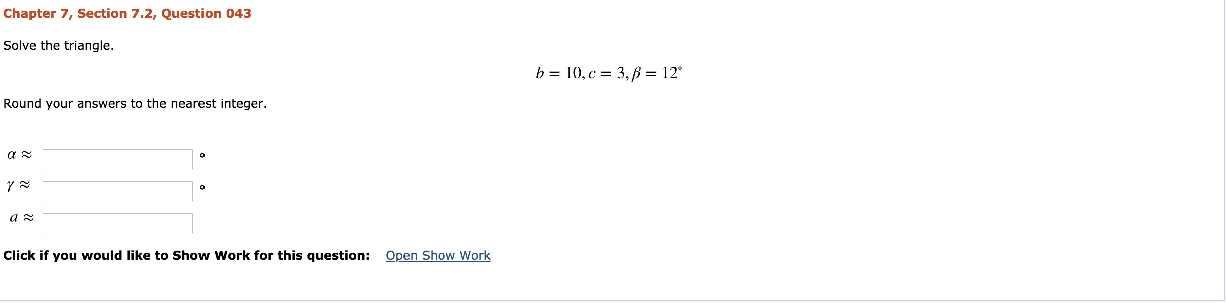 Solved Chapter 7 Section 7 2 Question 043 Solve The Tri Chegg Com