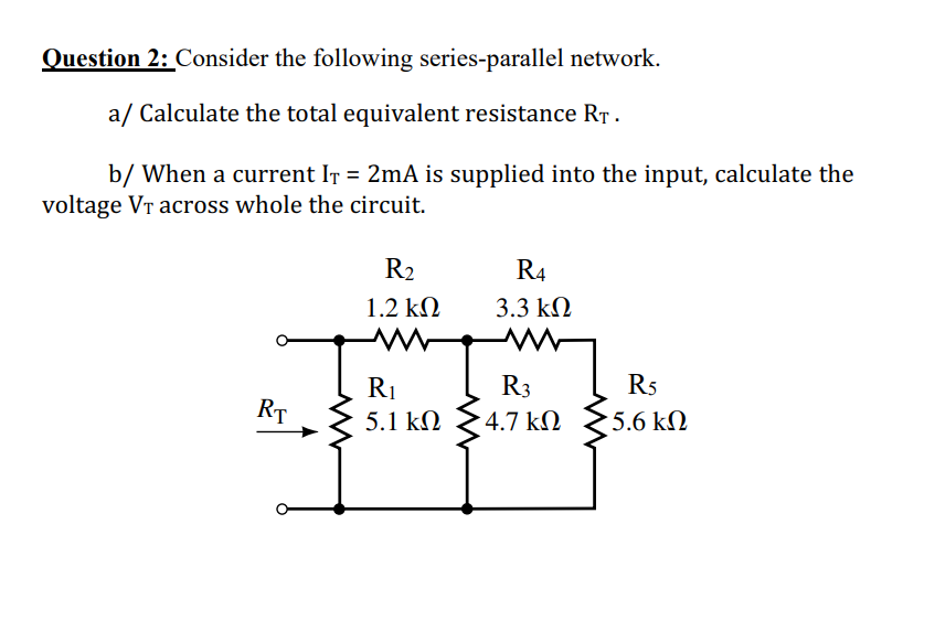 Solved Question 2: Consider The Following Series-parallel | Chegg.com