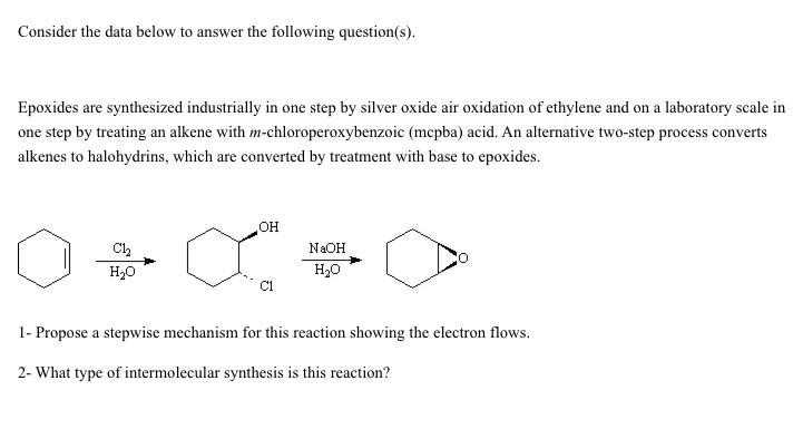 Solved Consider The Reaction Below To Answer The Following 