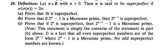 Solved 59. Definition: Let nez with n > 0. Then n is said to | Chegg.com