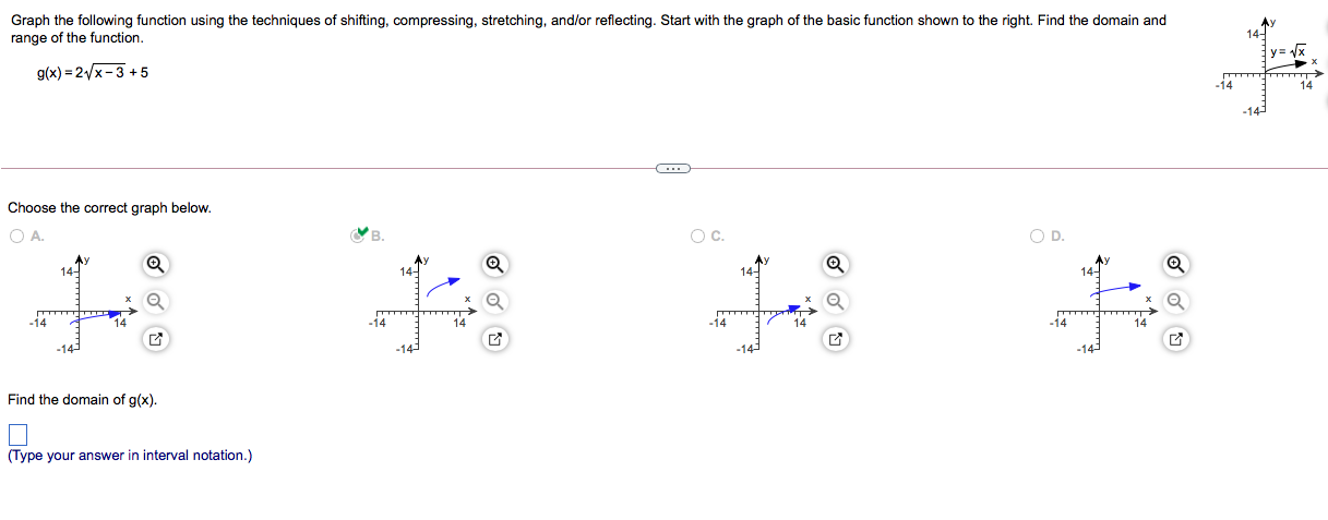 Solved Graph the following function using the techniques of | Chegg.com