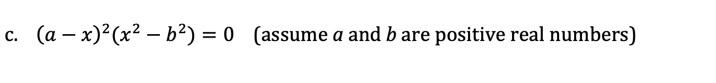 Solved 1. Solve each equation (include any nonreal solutions | Chegg.com