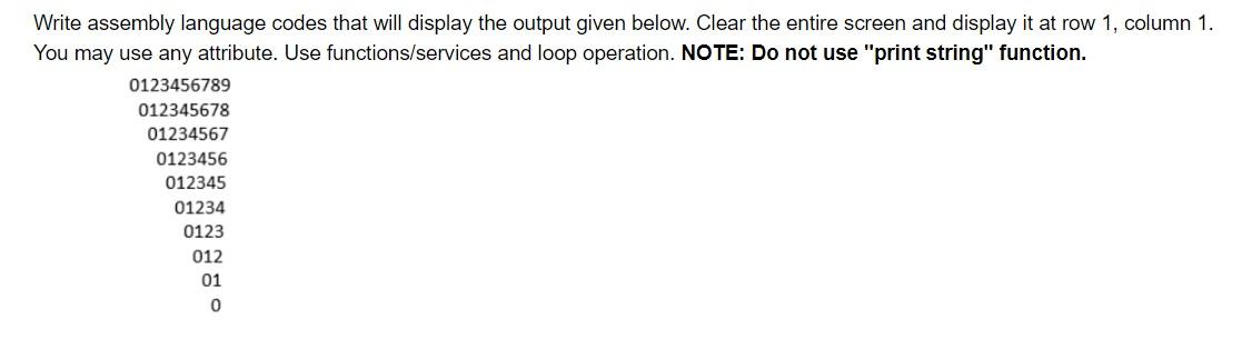 [solved] Please Use Dosbox Write Assembly Language Codes