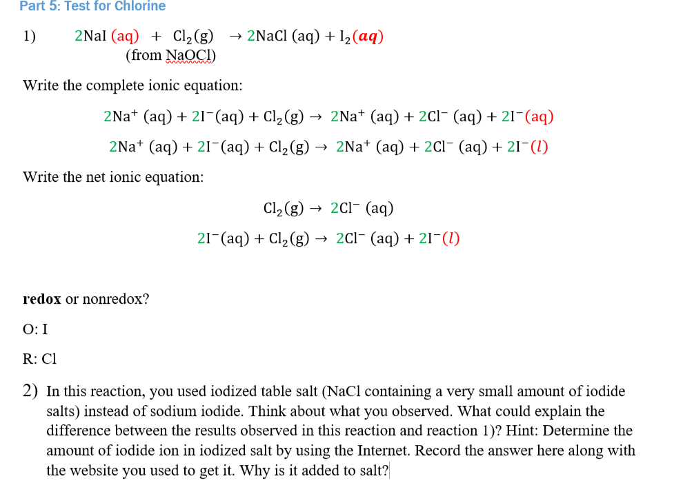 Write The Chemical Formulas Of Two Ions When Table Salt Dissolved In Water Elcho Table