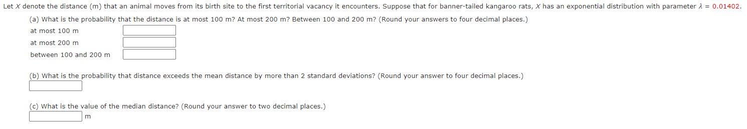 Solved at most 100 m at most 200 m between 100 and 200 m (c) | Chegg.com