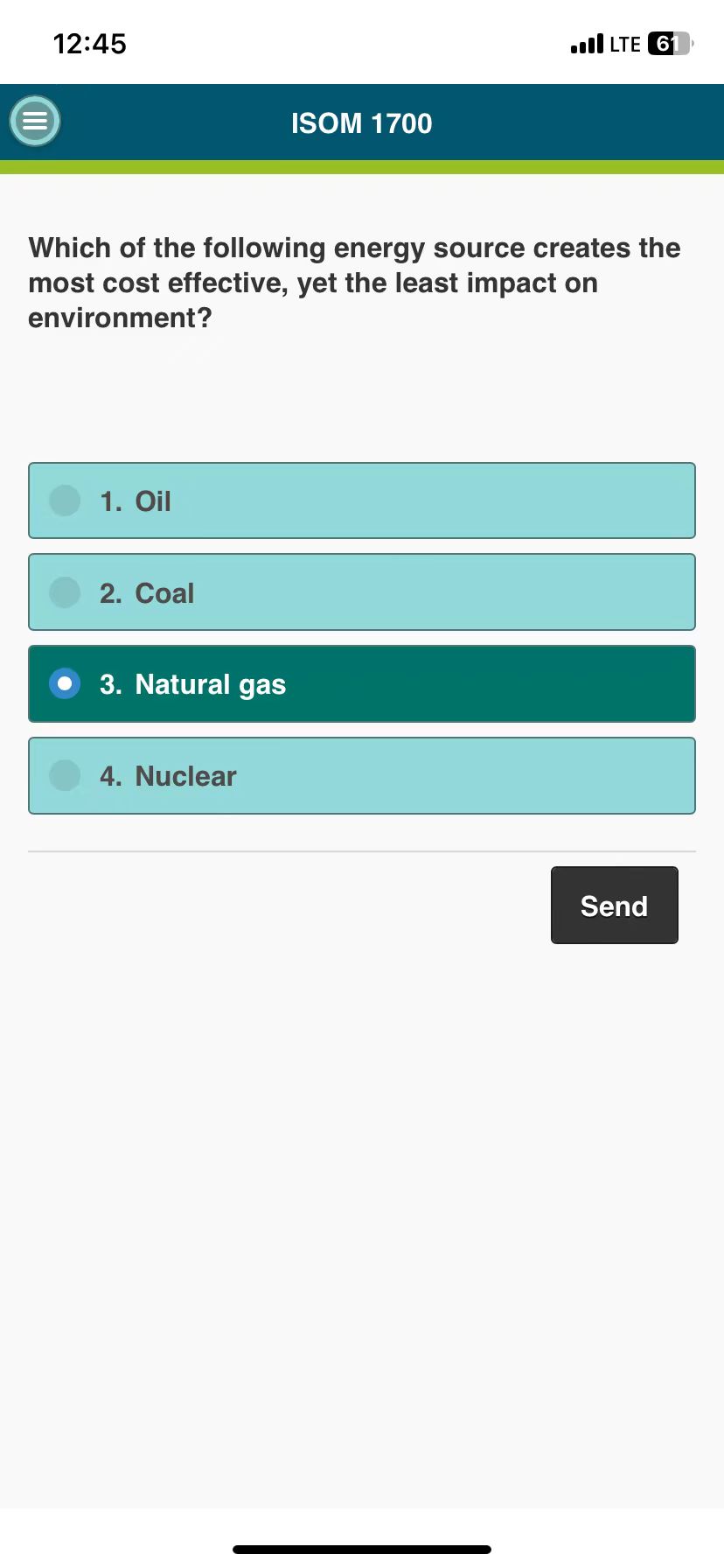 Solved Which of the following energy source creates themost | Chegg.com