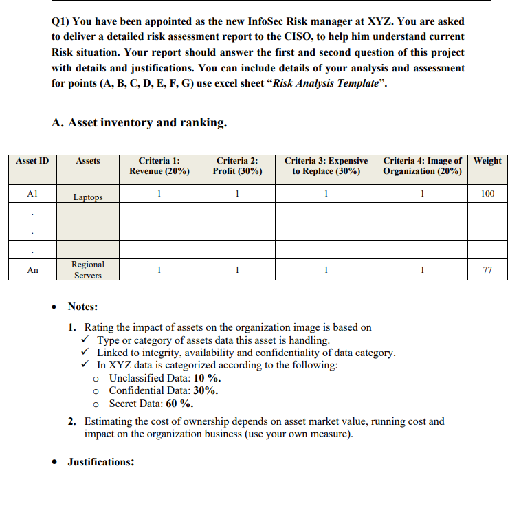 read the following case study and