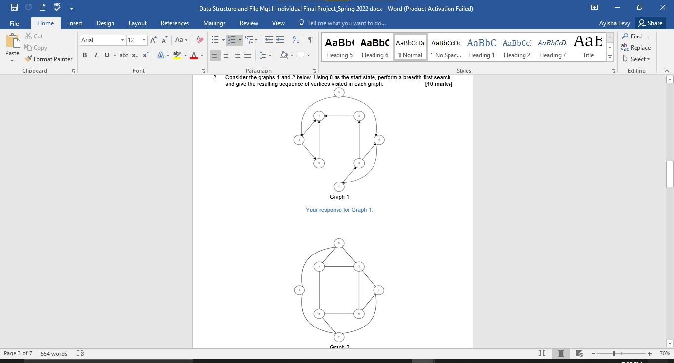 Solved ABC BU DHE File Home Insert Design Layout References | Chegg.com