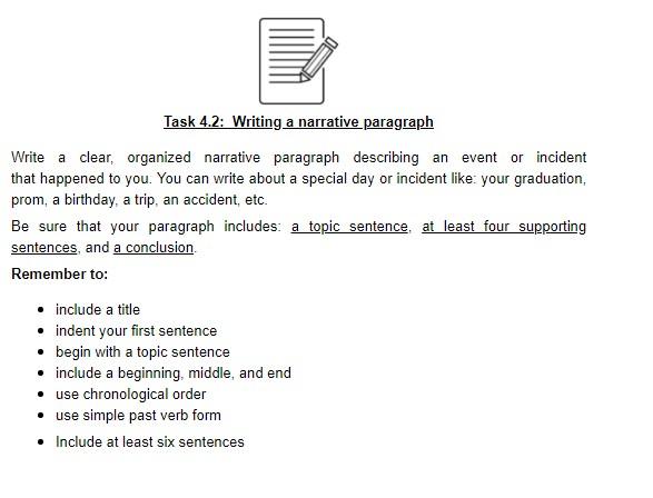 Paragraph Writing - Indent and Topic Sentence 