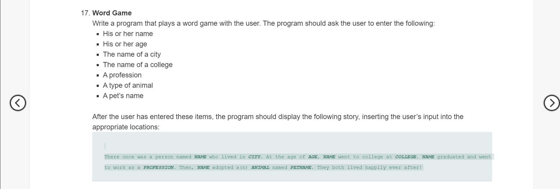 Solved this java and I need help Complete Programming | Chegg.com