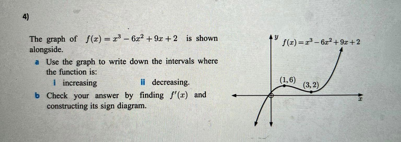 the graph of f(x)=x^3-6x^2 9x is shown