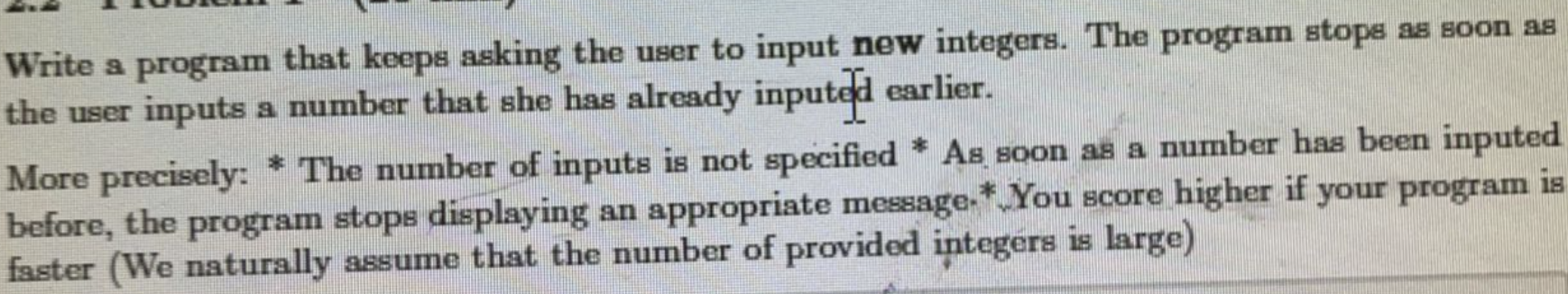 Solved Write a program that keeps asking the user to input | Chegg.com