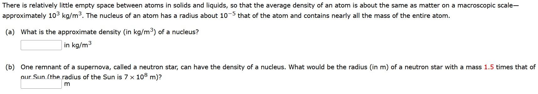 solved-there-is-relatively-little-empty-space-between-atoms-chegg