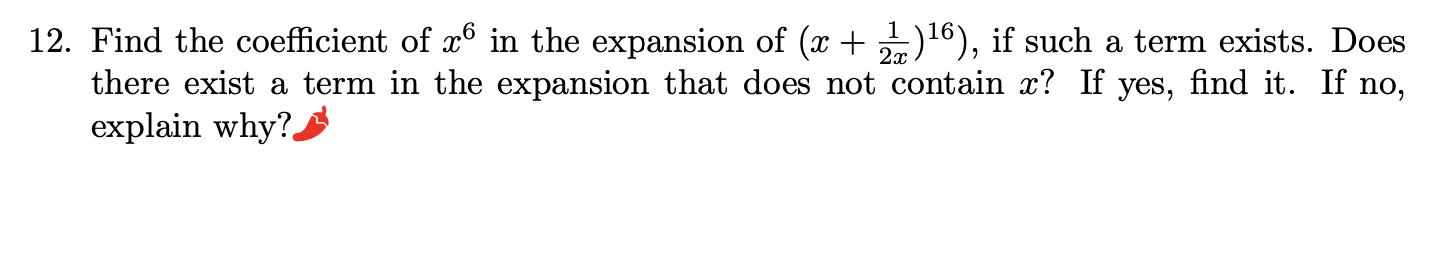 solved-find-the-coefficient-of-x6-in-the-expansion-of-chegg