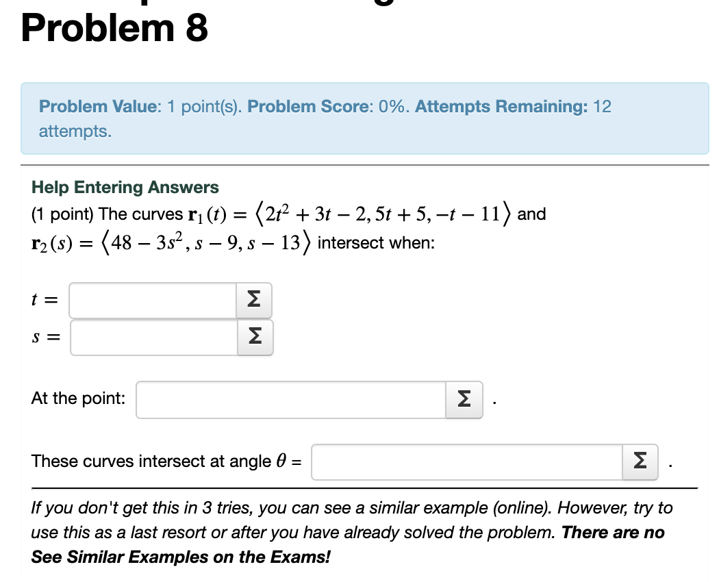 Solved Problem 8 Problem Value: 1 point(s). Problem Score: | Chegg.com