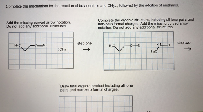 Solved Complete the mechanism for the reaction of | Chegg.com