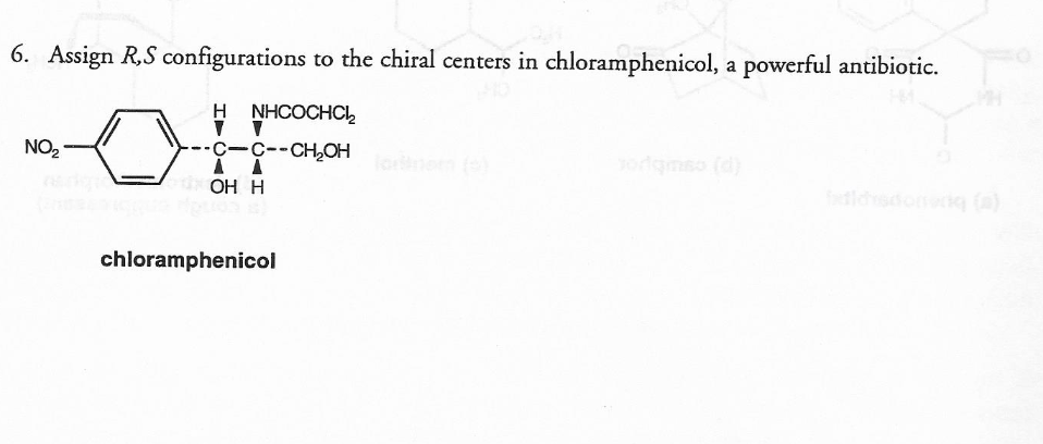 Solved 6. Assign R S configurations to the chiral centers in