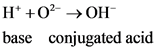 H+0? ->ОН
base conjugated acid