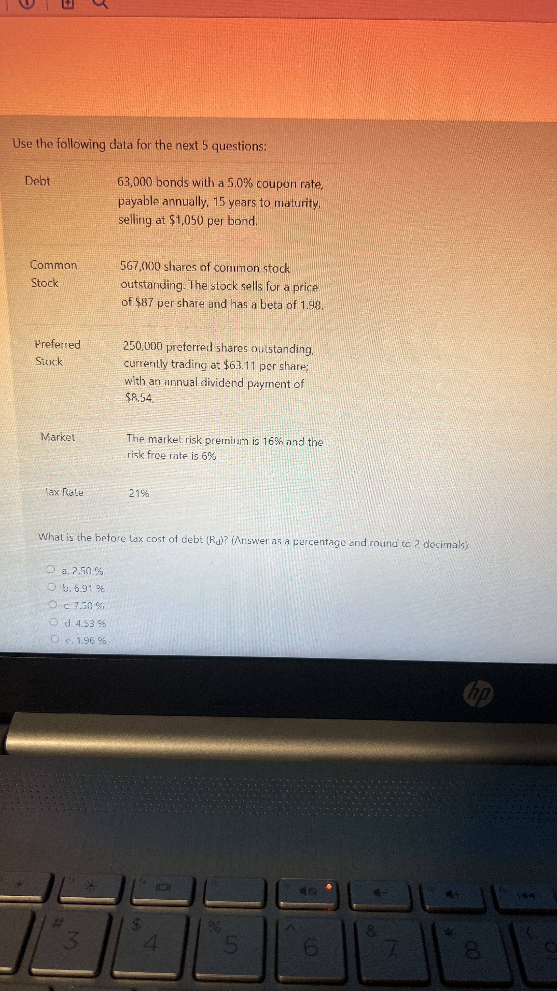 Solved Use the following data for the next 5 ﻿questions: Use | Chegg.com