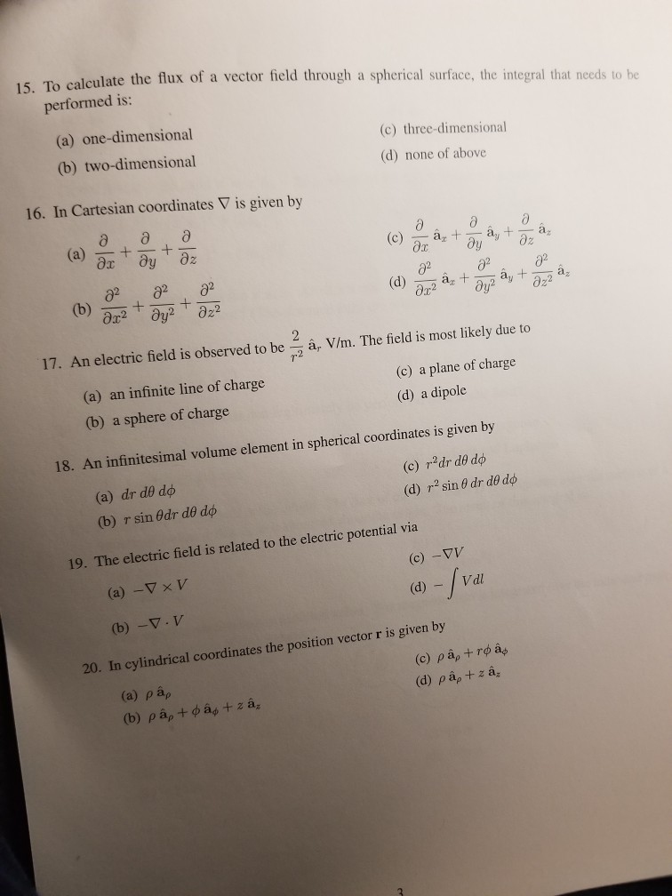 Solved Calculate The Flux Of A Vector Field Through A Sph Chegg Com