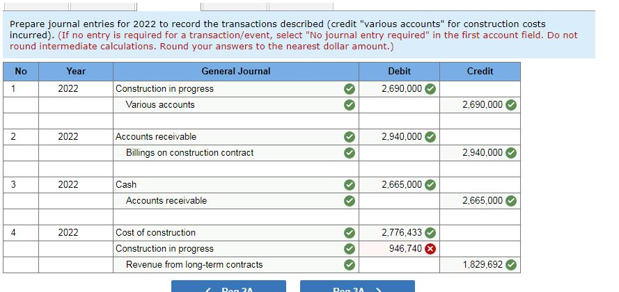 Solved Can someone help me on Req 2B, No 4 Year 2022 | Chegg.com