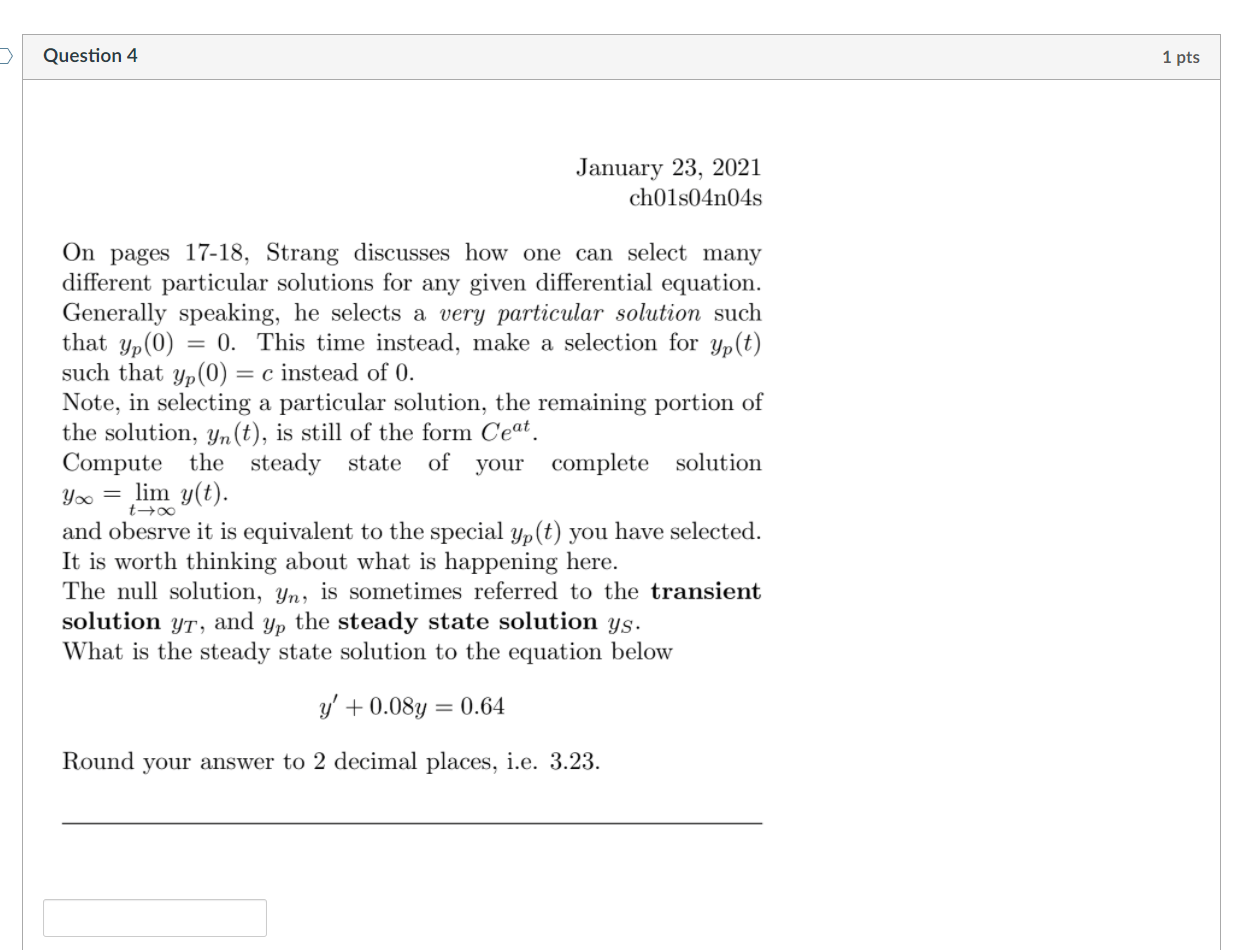 Solved Question 4 1 pts January 23, 2021 ch01s04n04s On | Chegg.com