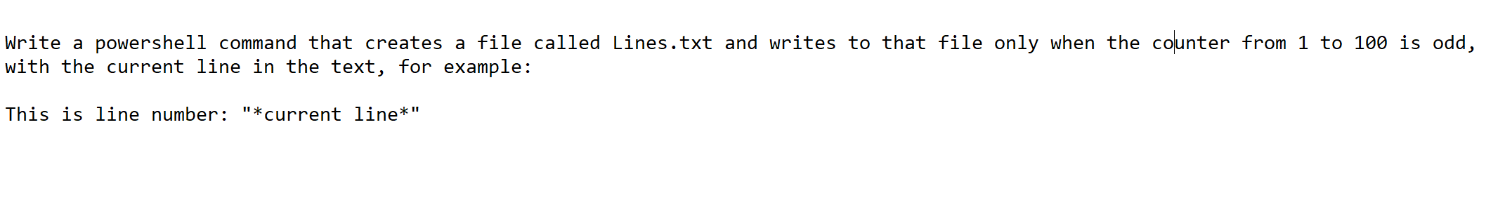 what is the command to write data to a file powershell