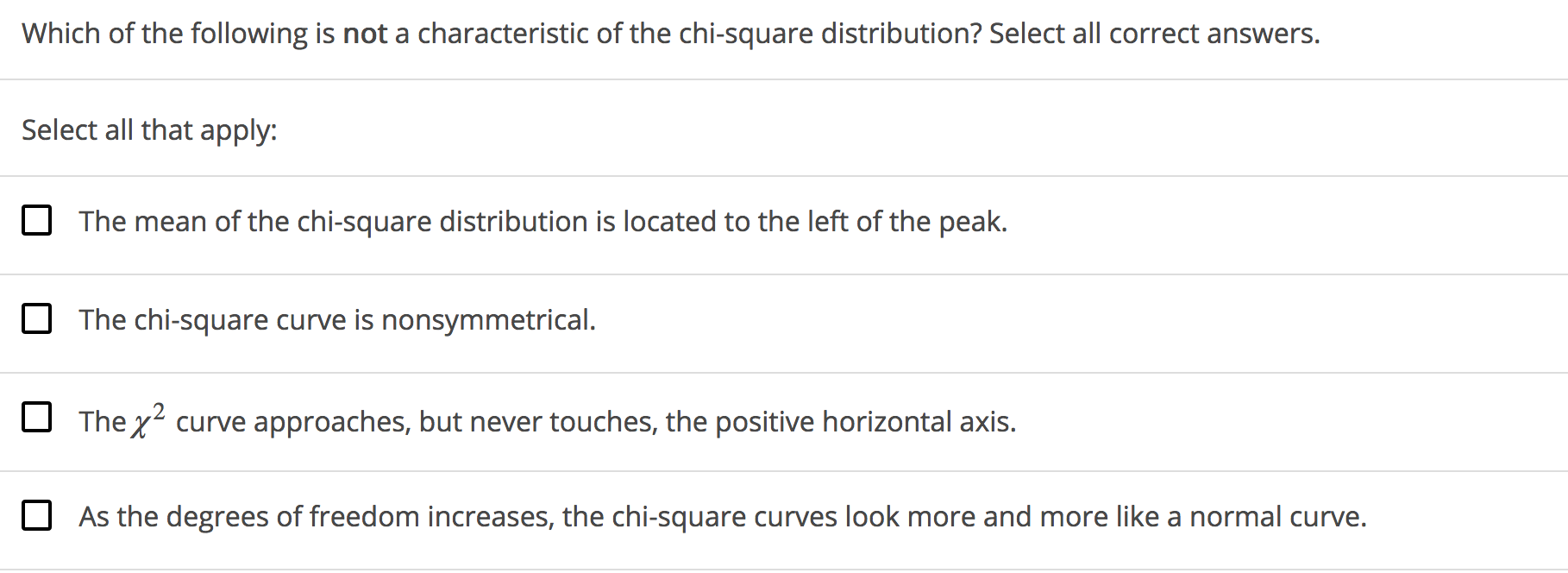 Solved Which of the following is not a characteristic of the | Chegg.com