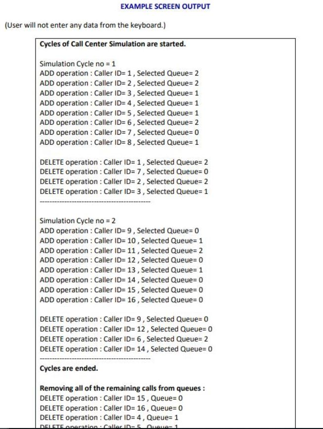 Call Simulation Elearning Examples Code Blocks Solved Write a C++ program to simulate a Call Center. A call | Chegg.com