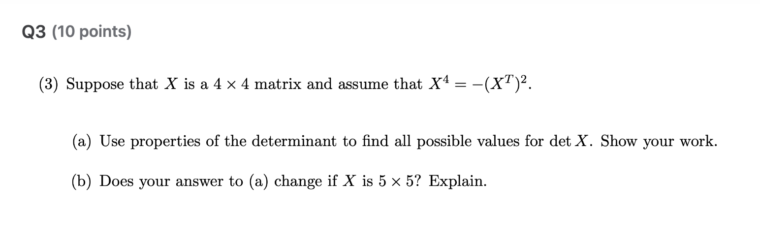 Solved Please help me with this question this is for linear | Chegg.com