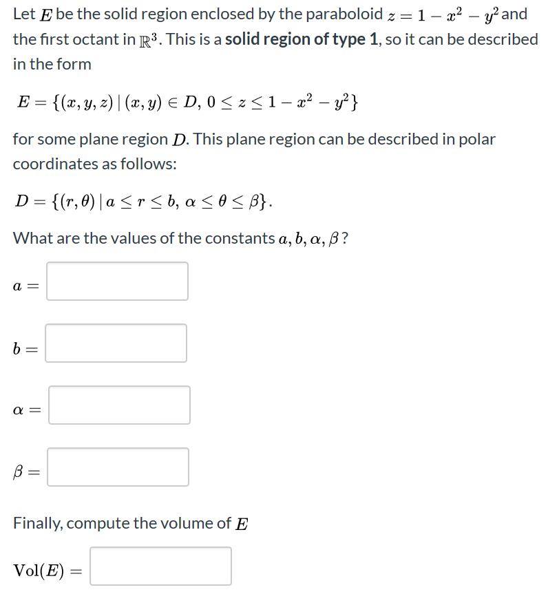 Solved Let D be the plane region in the xy-plane defined by | Chegg.com
