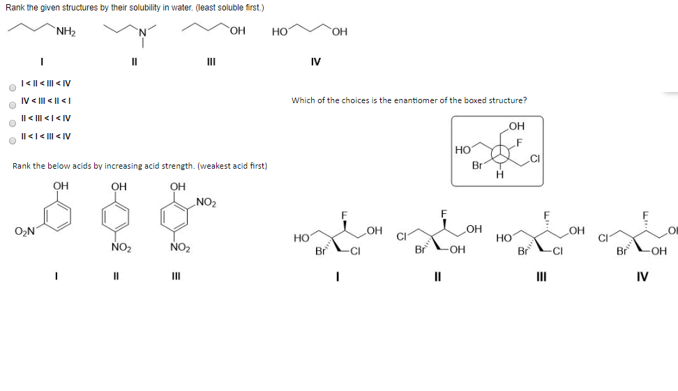 solved-rank-the-given-structures-by-their-solubility-in-chegg