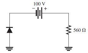Solved Determine the voltage across the diode in the figure | Chegg.com