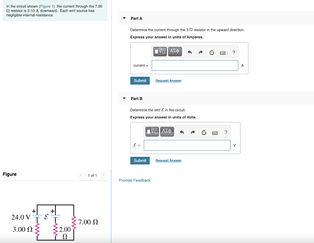 Solved In the circuit shown (Figure 1) the current through | Chegg.com