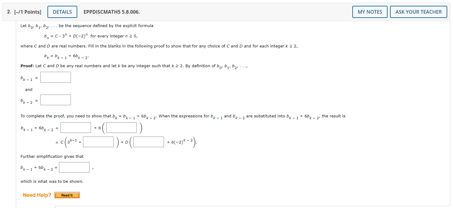 Solved Let B0,b1,b2,… Be The Sequence Defined By The | Chegg.com